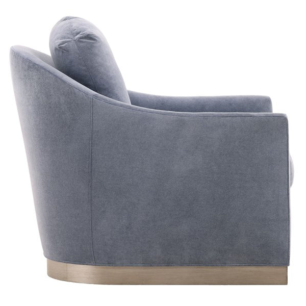 Vanguard Furniture Ferrin Swivel Chair Vault Heather Fabric Pre-Made Sample