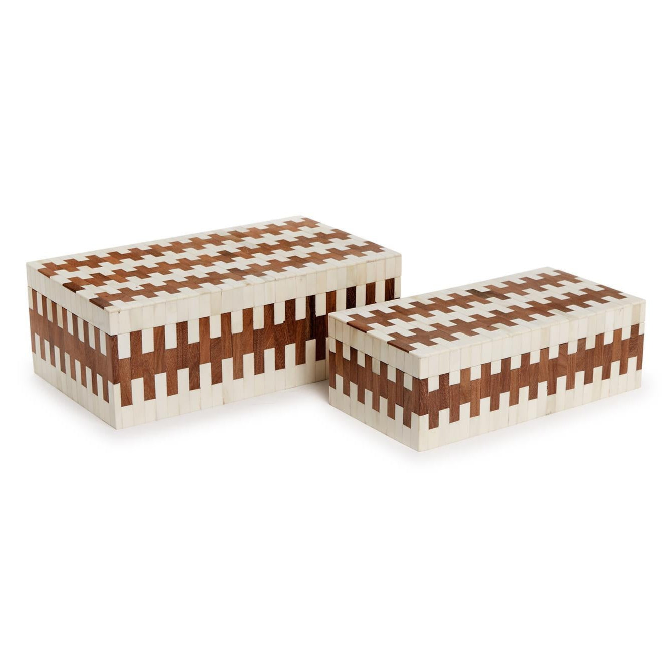 JigSaw Covered Box Set of 2