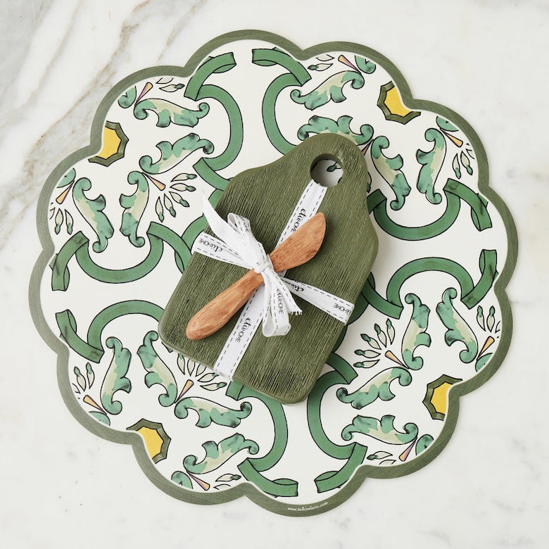 Etu Home Scalloped Placemat Set of 4