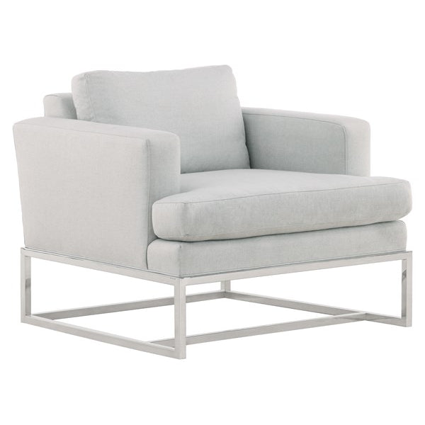 Vanguard Furniture Kip Chair Naven Nickel Fabric Pre-Made Sample