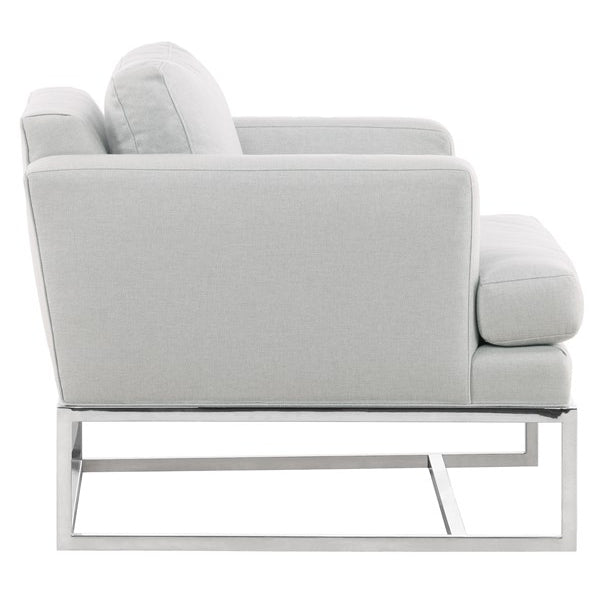 Vanguard Furniture Kip Chair Naven Nickel Fabric Pre-Made Sample