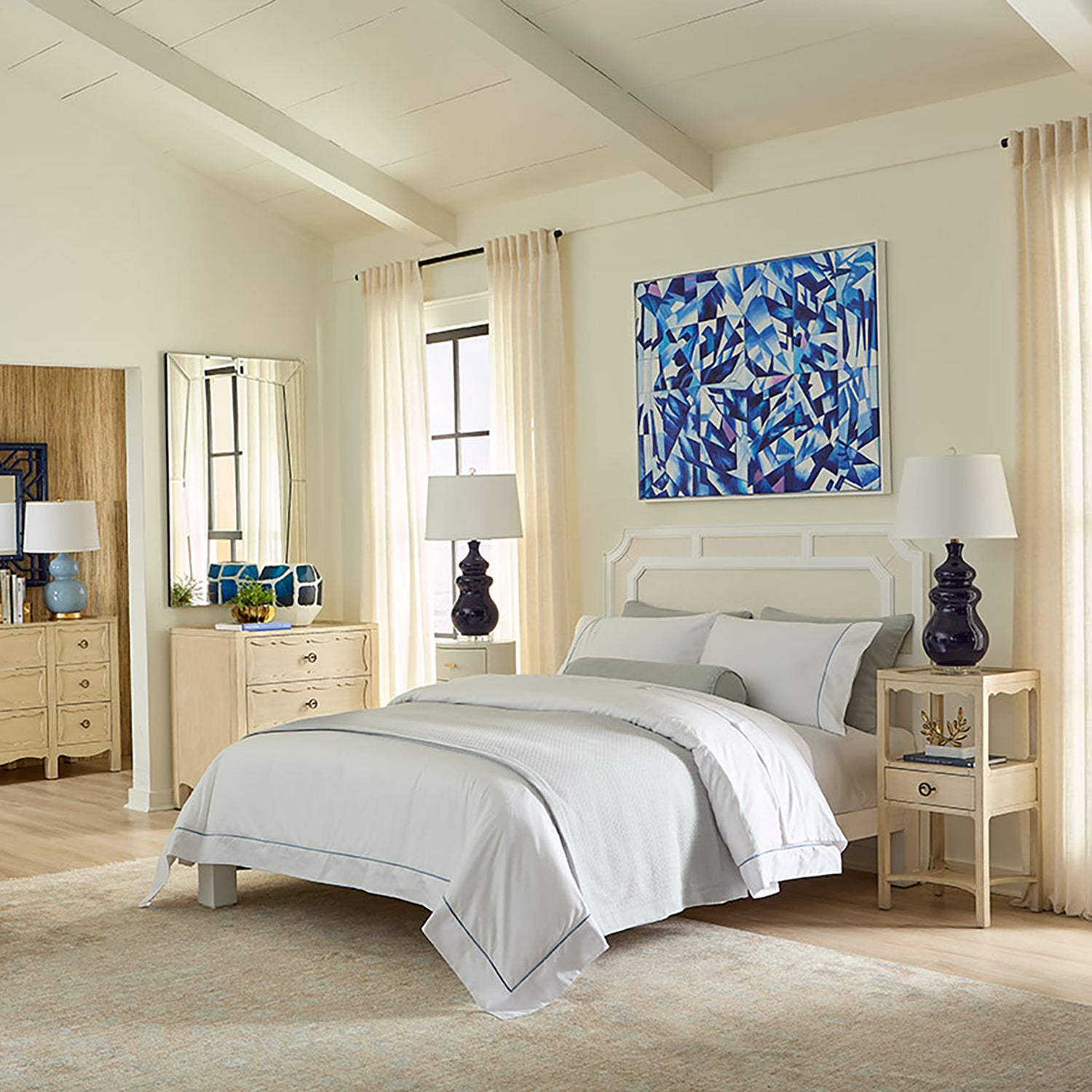 Villa and House Asha Framed Canvas