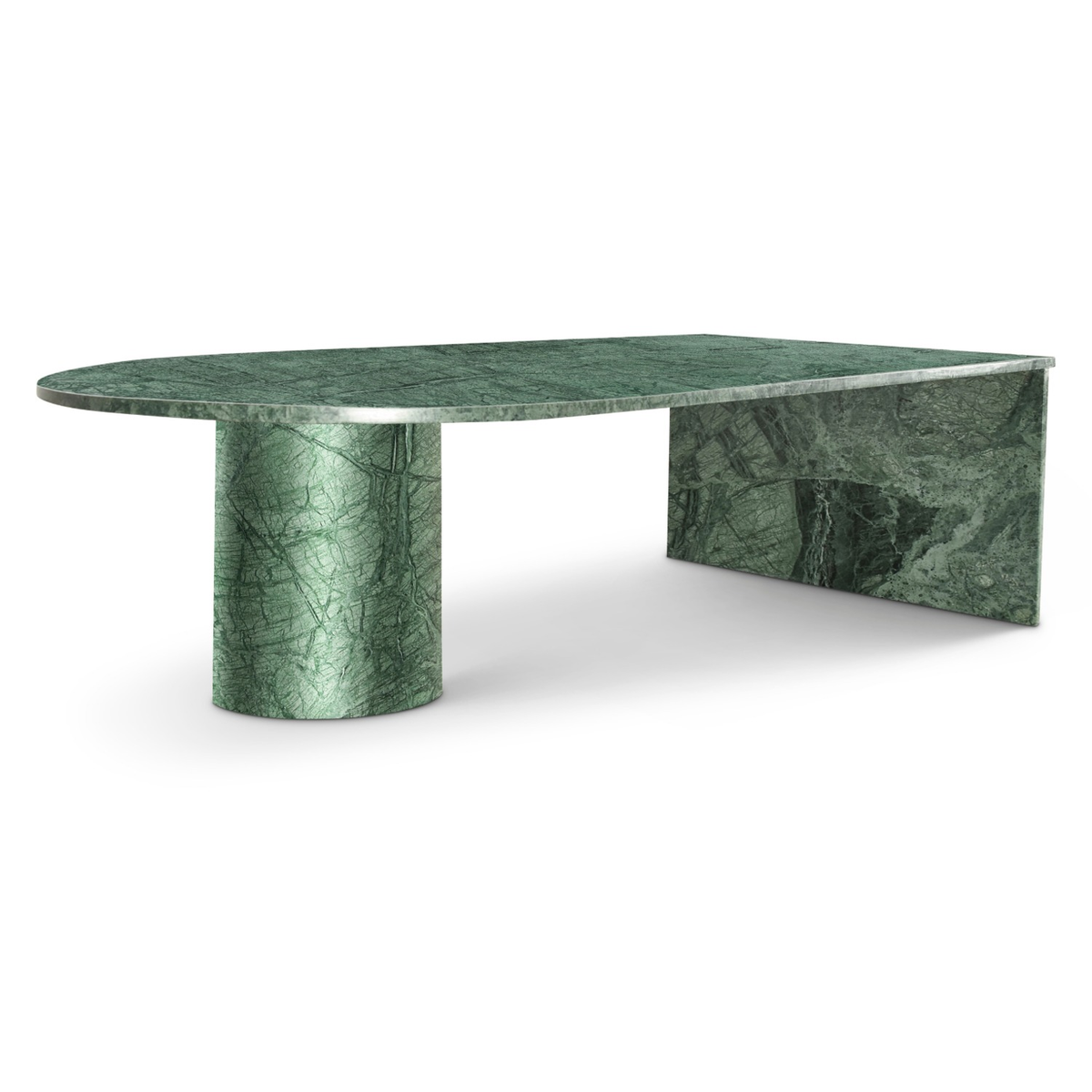 Salerno Green Genuine Marble Coffee Table