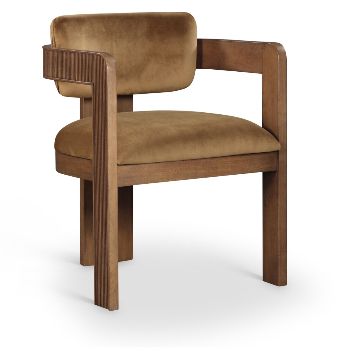 Sacha Saddle Velvet Upholstered Dining Chair, Set of 2, primary product view