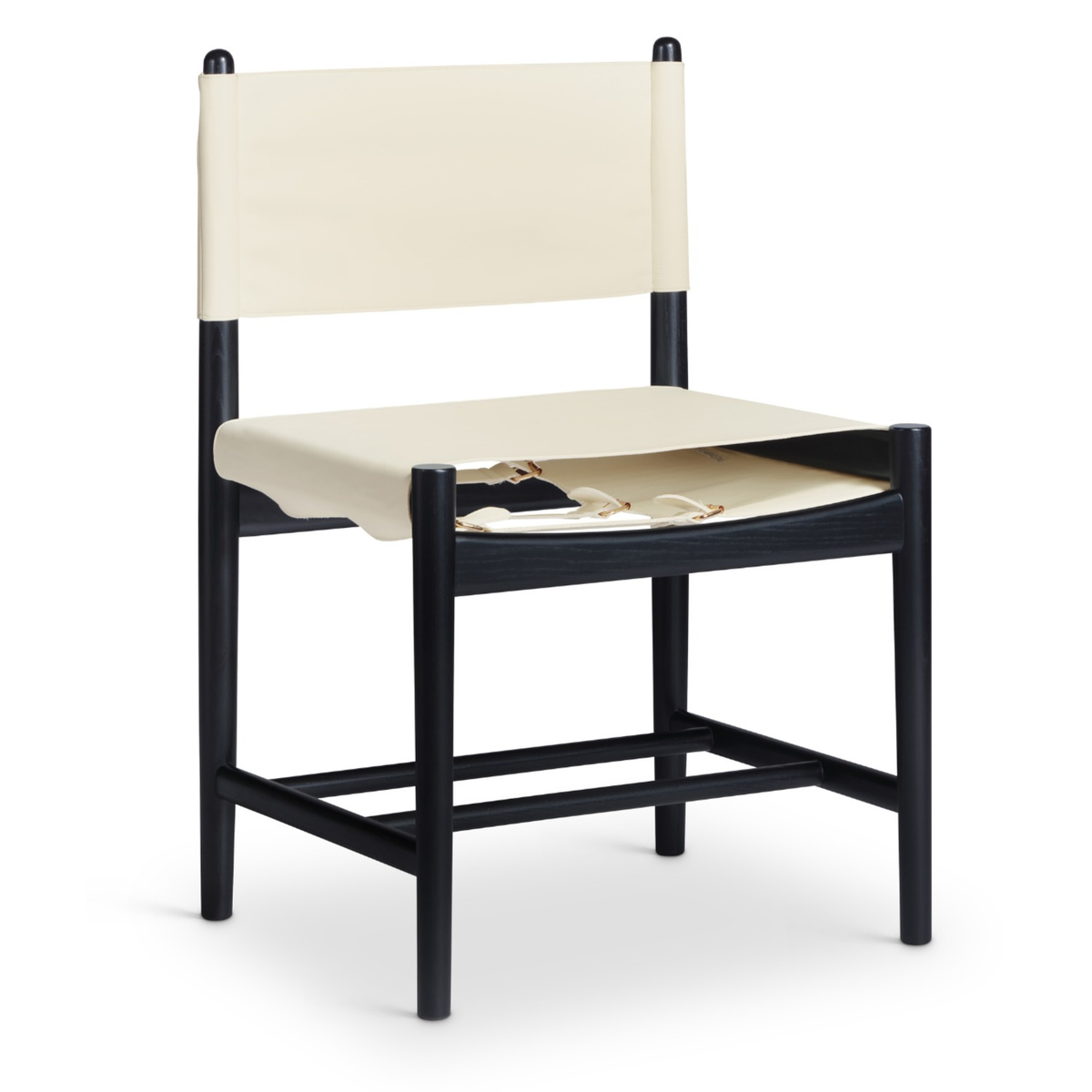 Rawlins Cream Vegan Leather Upholstered Dining Chair, Set of 2, primary product view