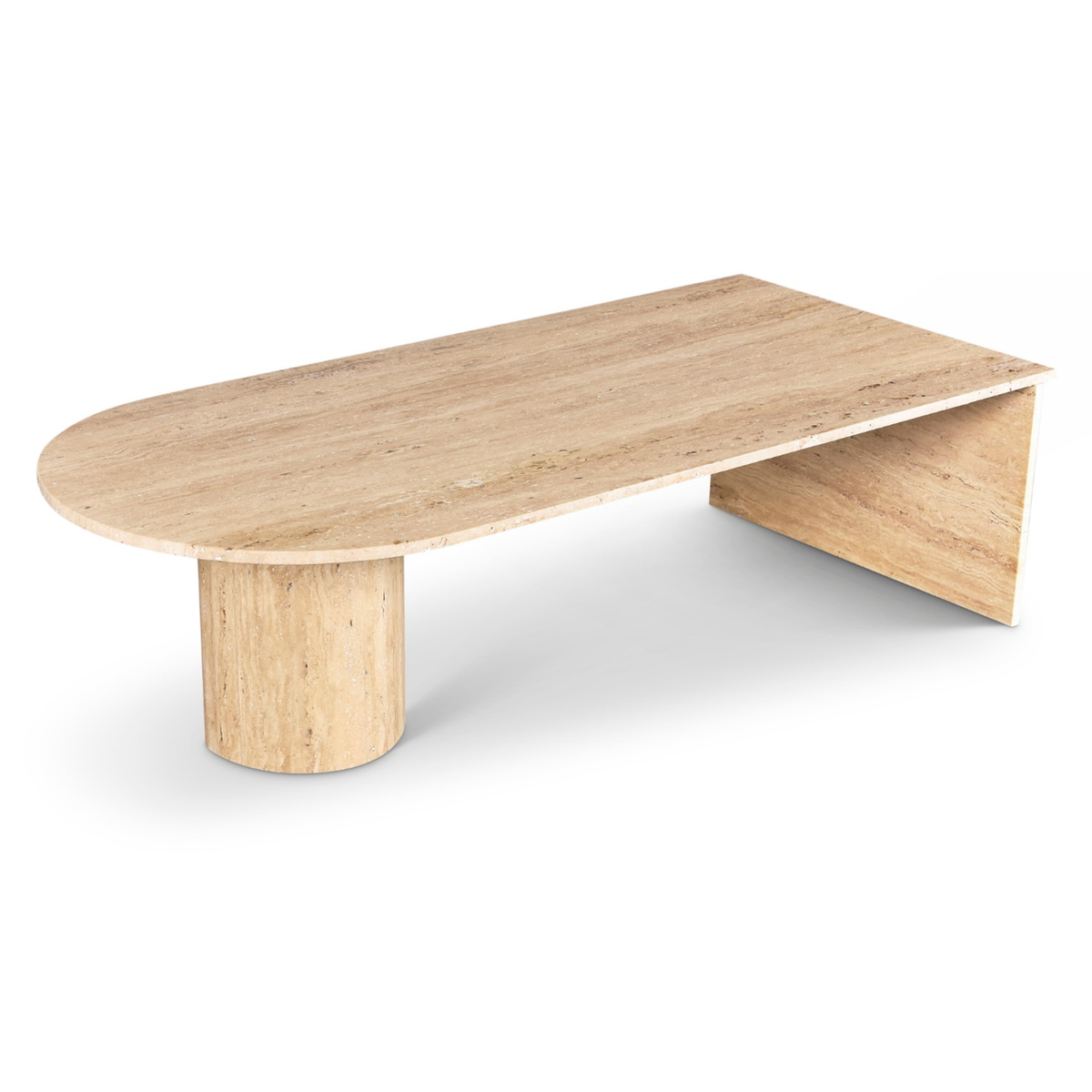 Salerno Natural Travertine Coffee Table