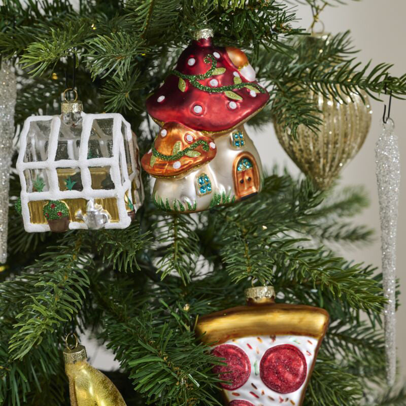 Amanita House Ornament Set of 6