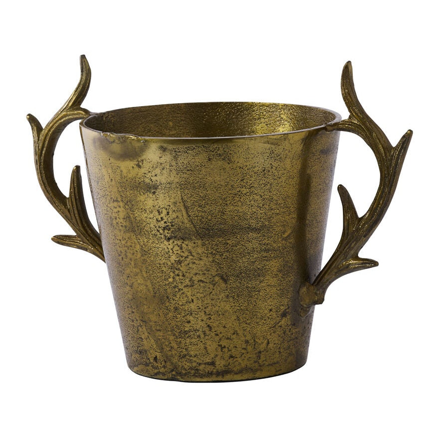 Antique Antler Ice Bucket