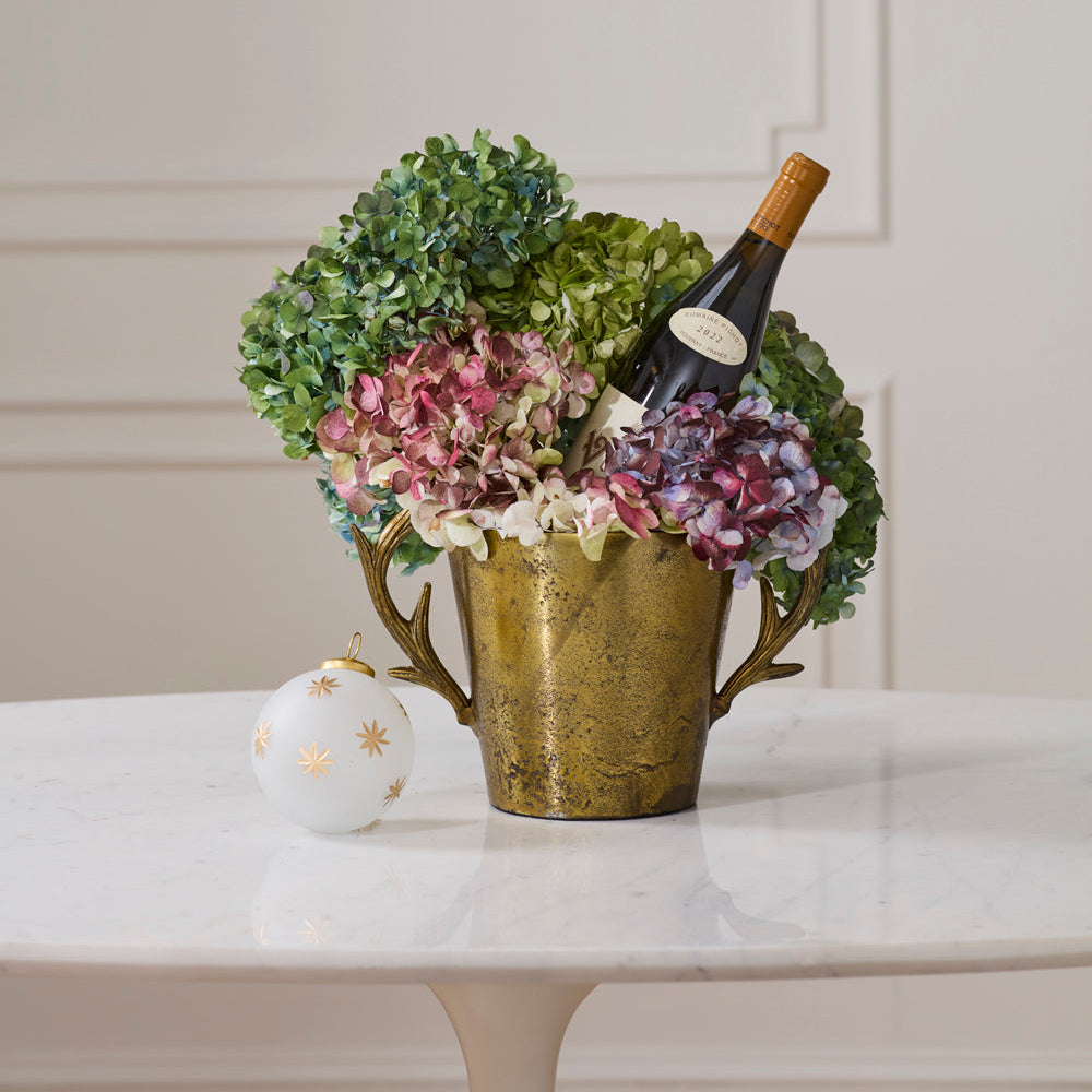 Antique Antler Ice Bucket