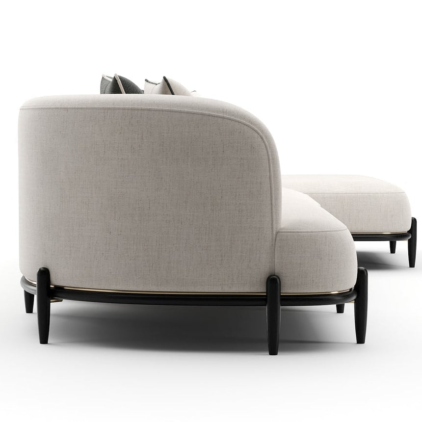Caracole Madera Large LF Chaise Sectional Sofa