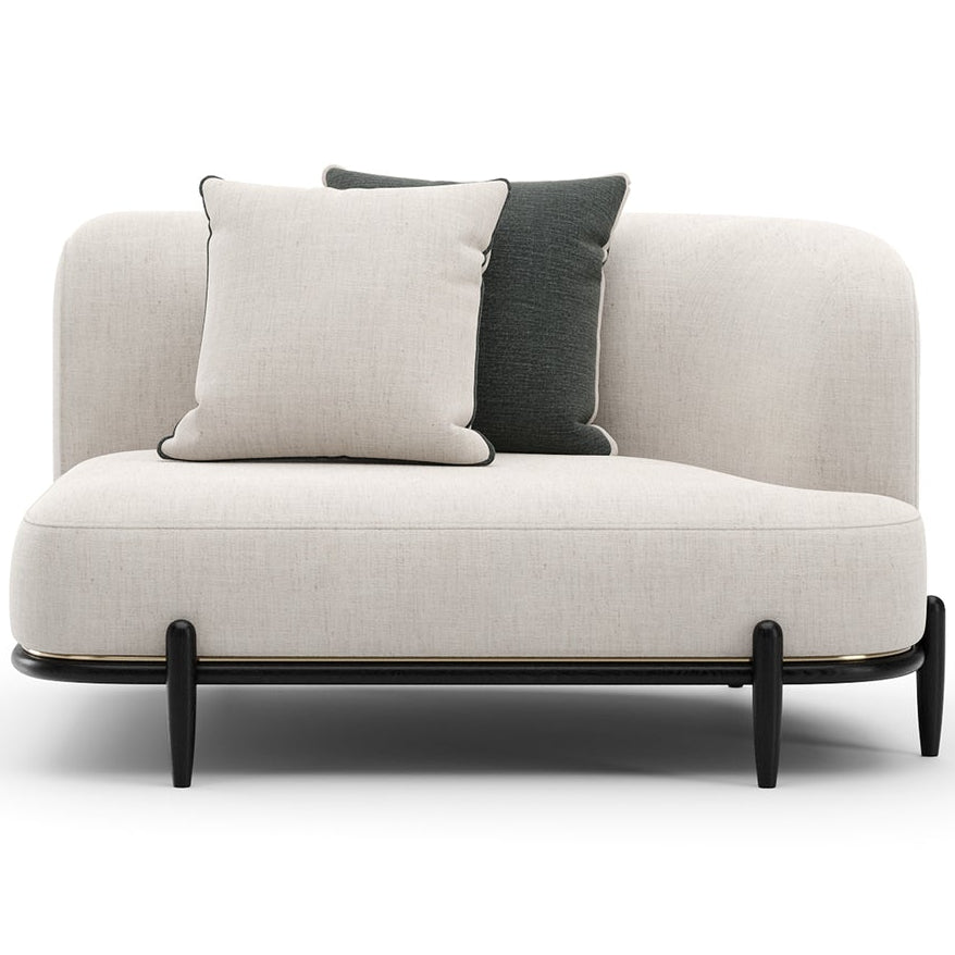 Caracole Madera Oatmeal RAF Modular Loveseat