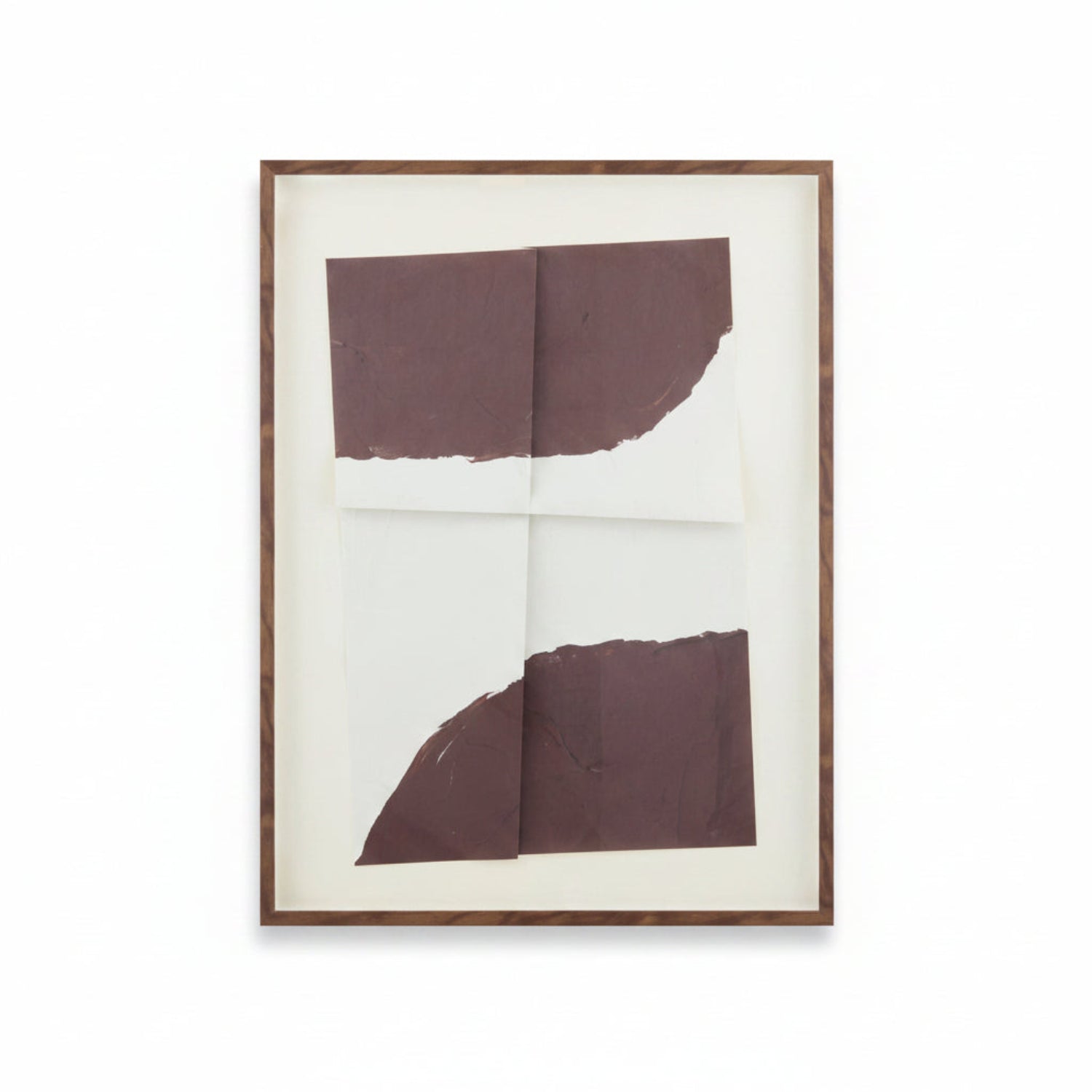 Between Red Framed Art