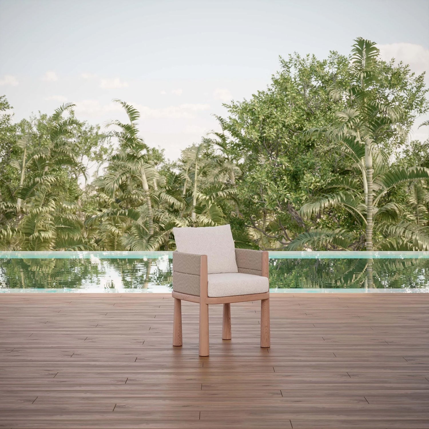 Azzuro Living Biscayne Dining Chair Set of 2