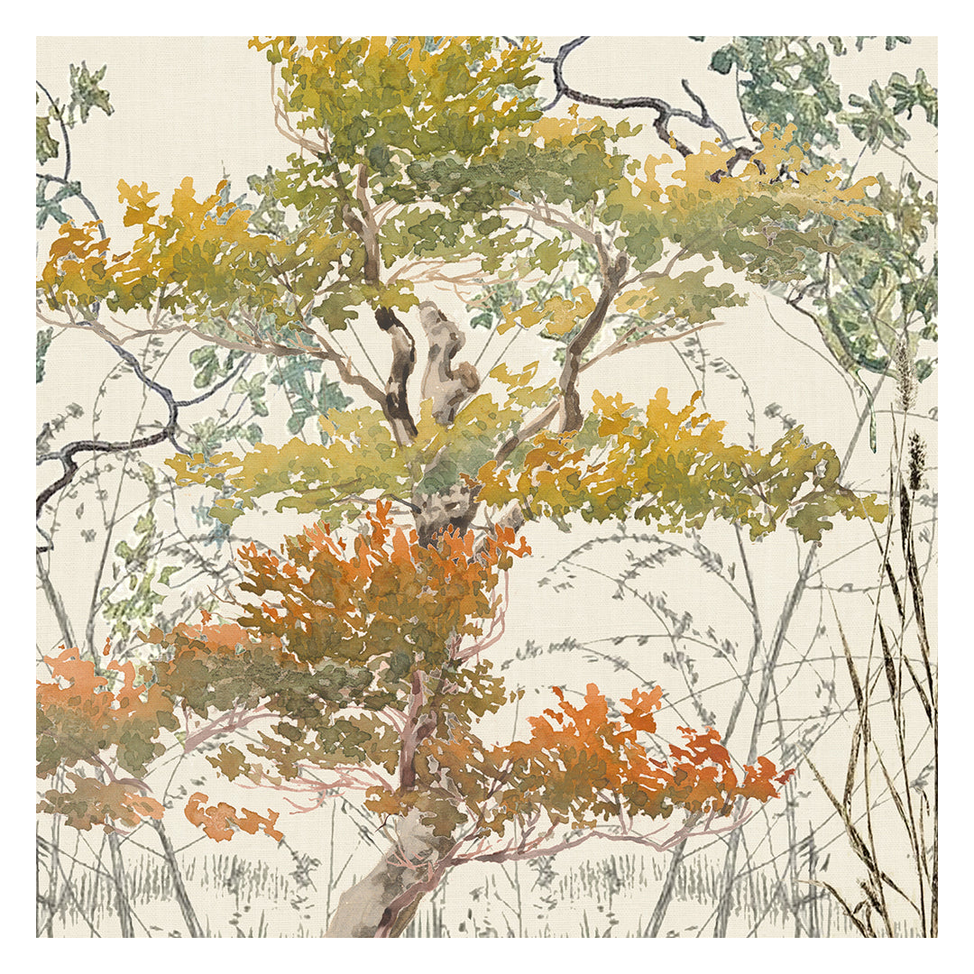 Garnier Thiebaut Bois De Mystere Parchemin Tablerunner Set of 2