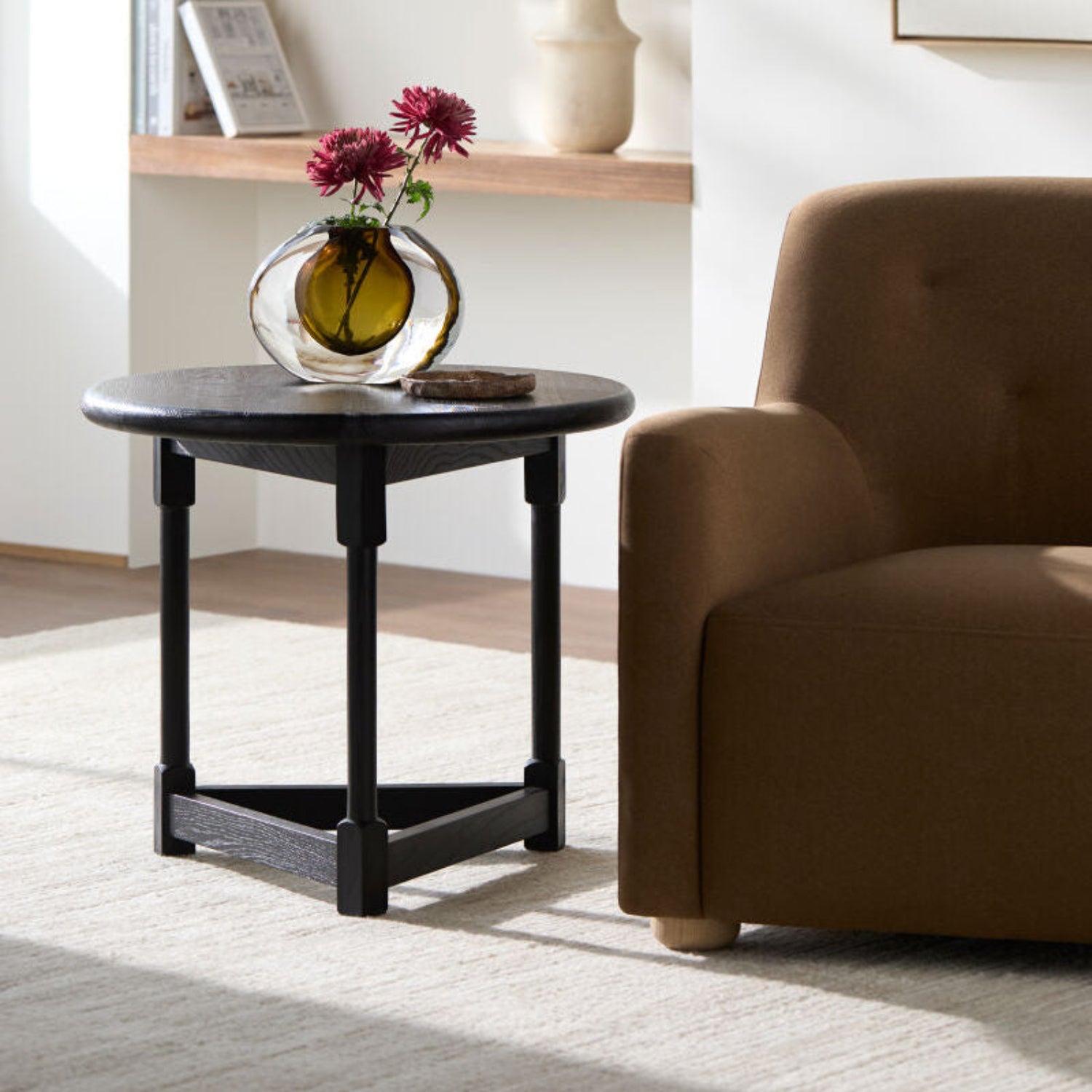 Leandro Oak End Table