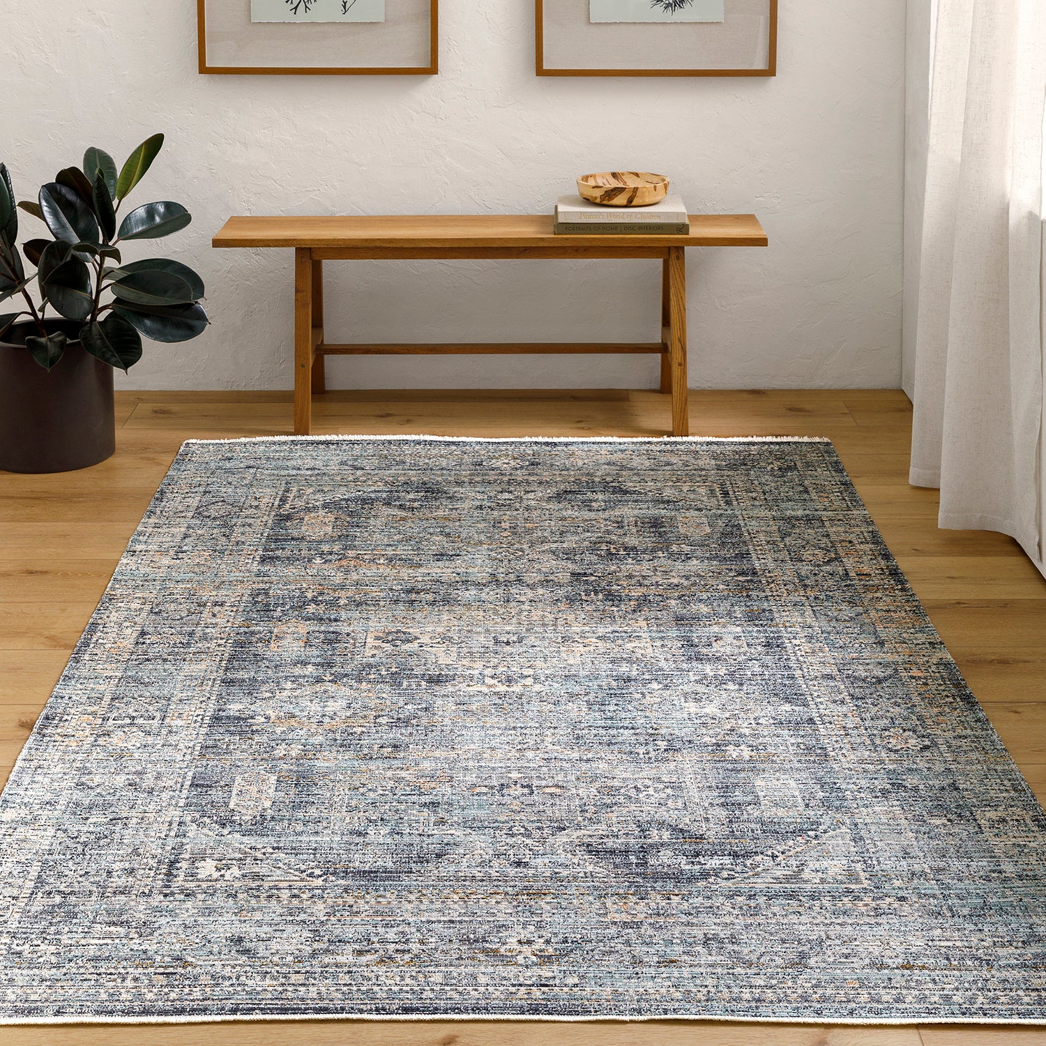 Becki Owens x Livabliss Margaret Medallion Indoor/Outdoor Rug