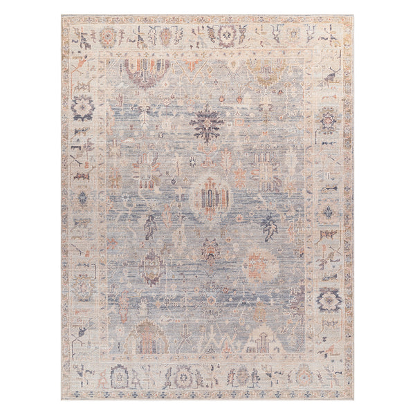 Becki Owens x Livabliss Marlene Sky Machine Woven Rug | Paynes Gray