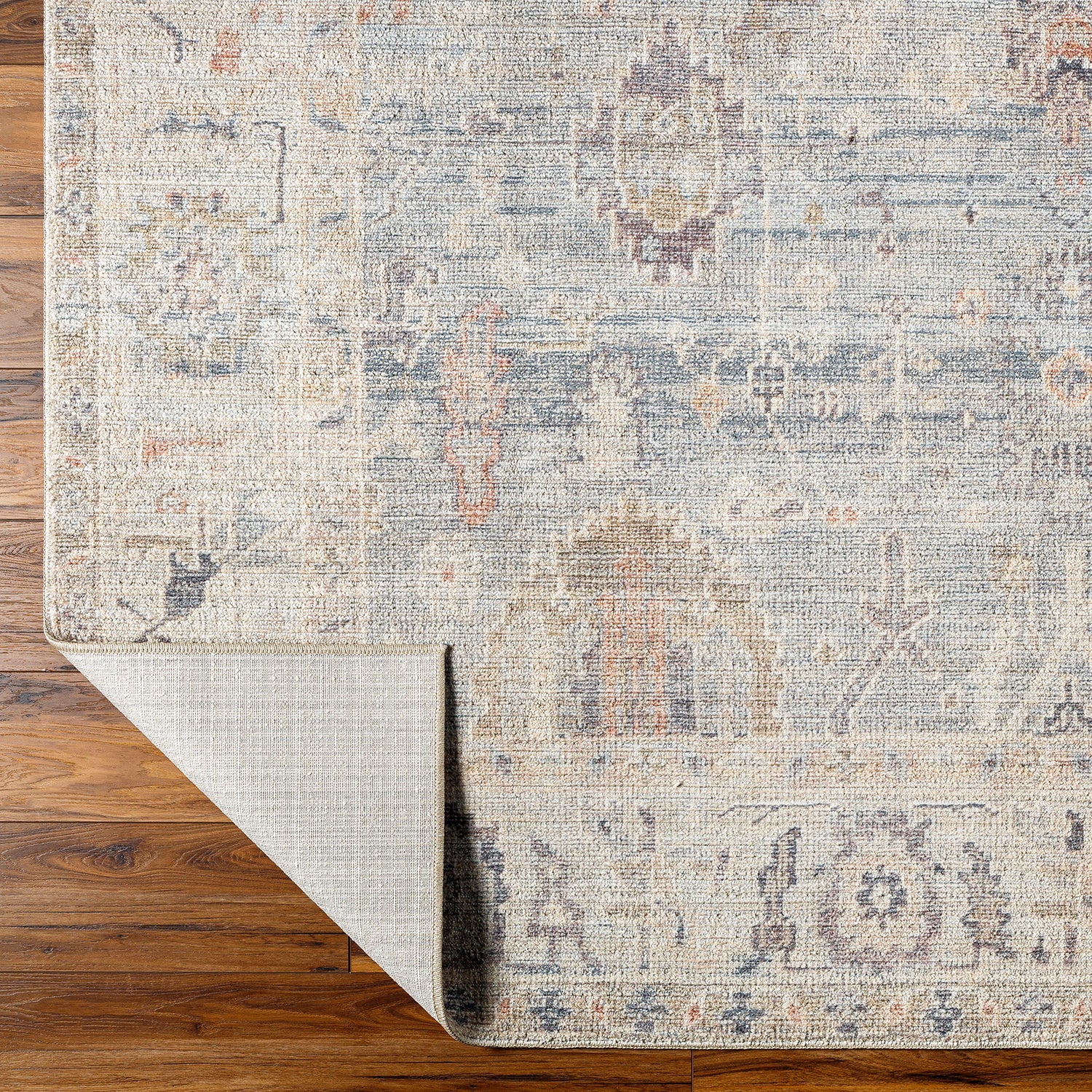 Becki Owens x Livabliss Marlene Sky Machine Woven Rug | Paynes Gray