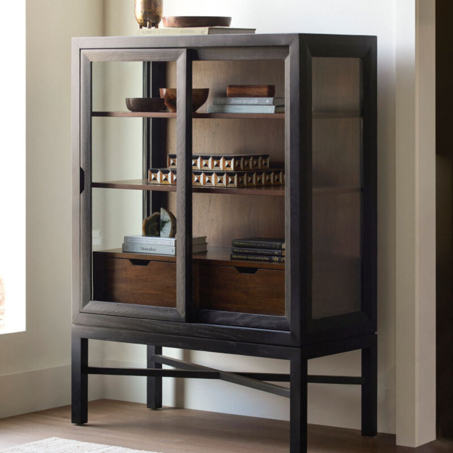 Marin Rubber Wood Bookcase