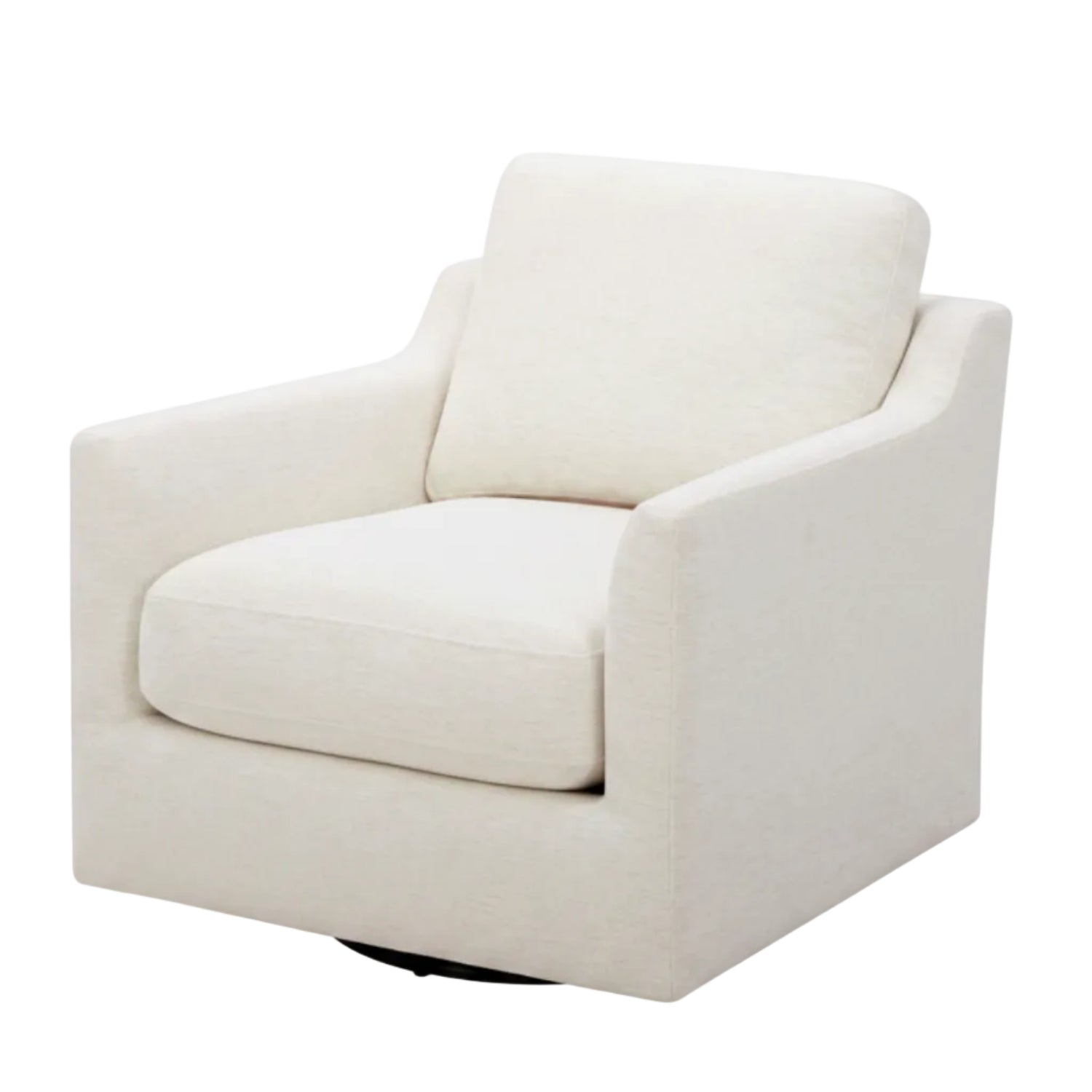 Pismo Off-White Swivel Chair