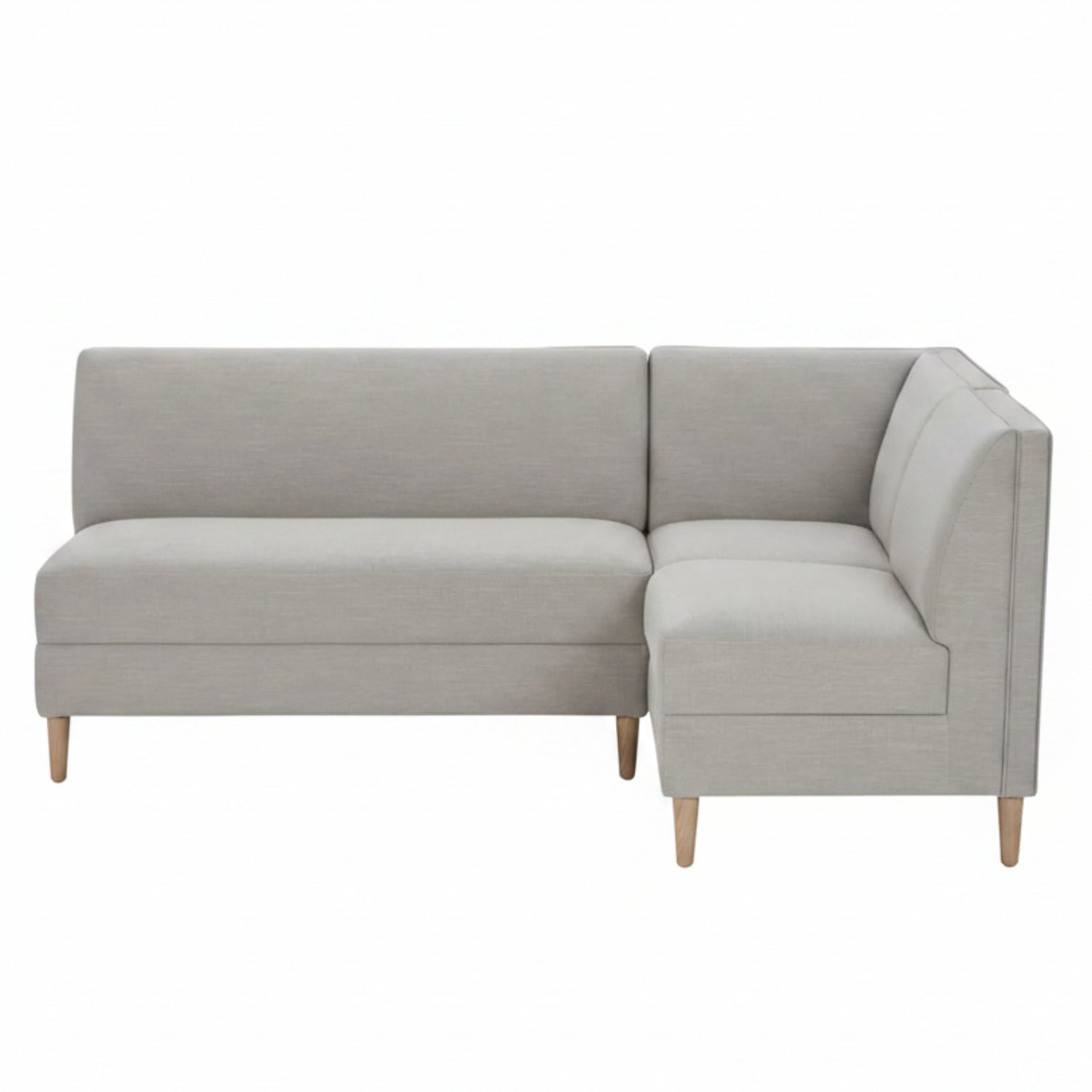 Stinson Light Gray Dining Bench