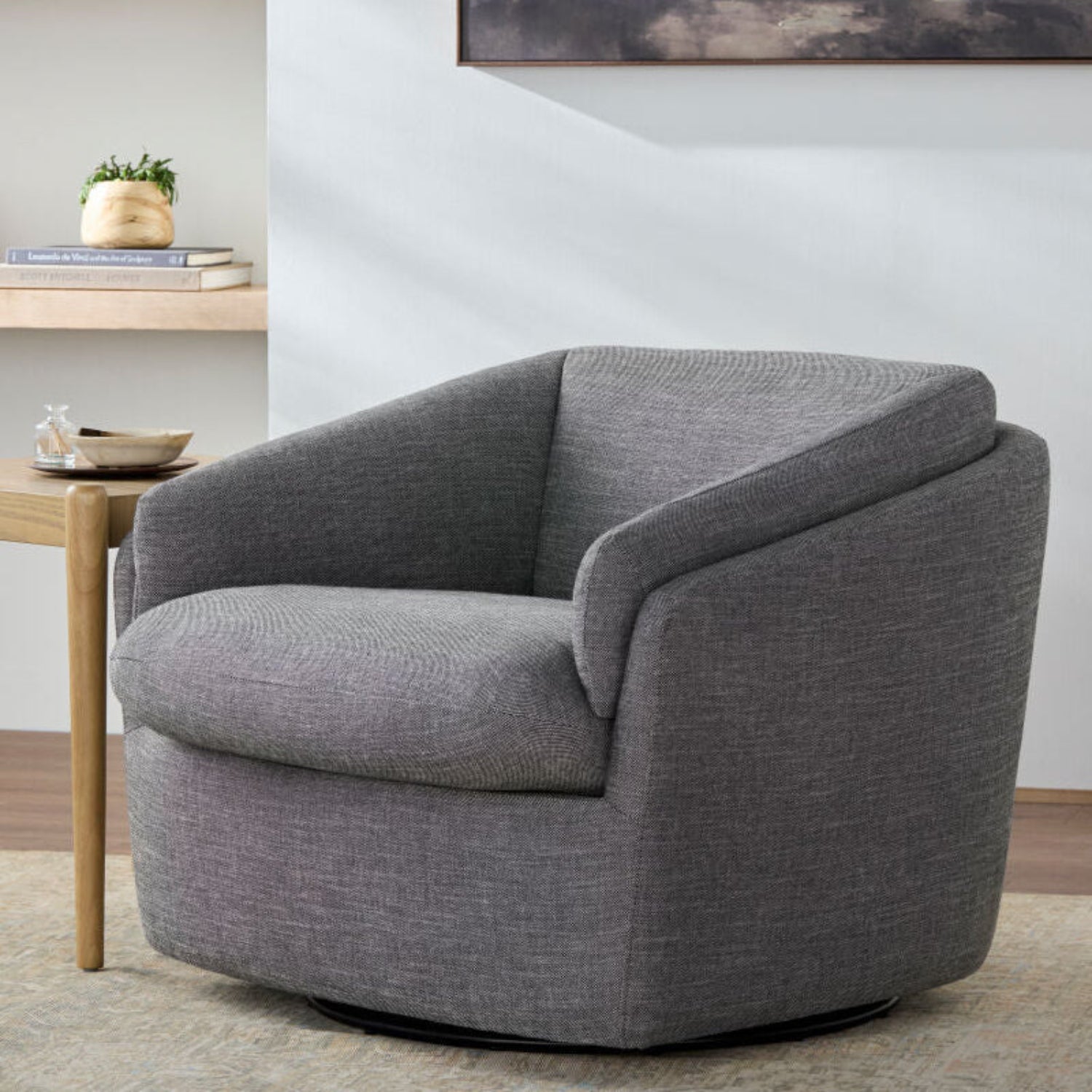 Torrey Gray Swivel Chair