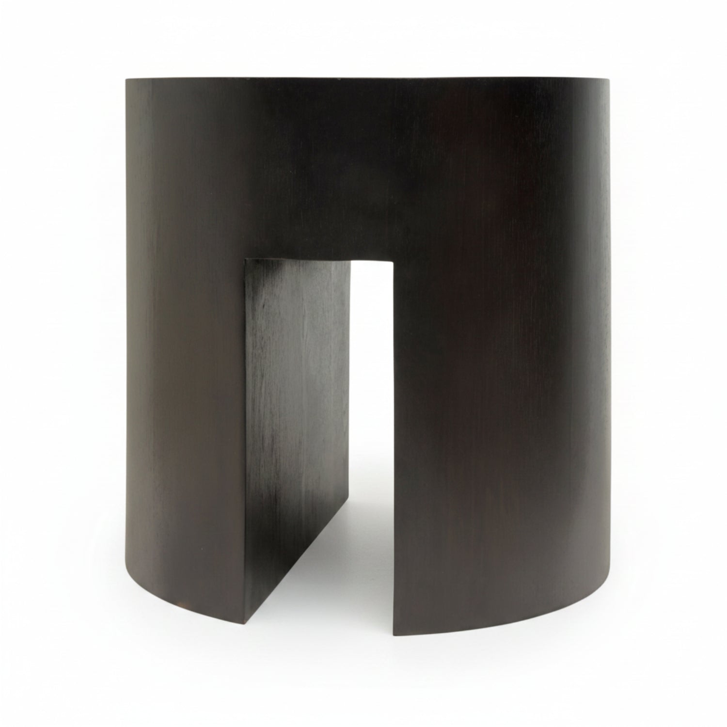 Whitly Black Oak Veneer End Table