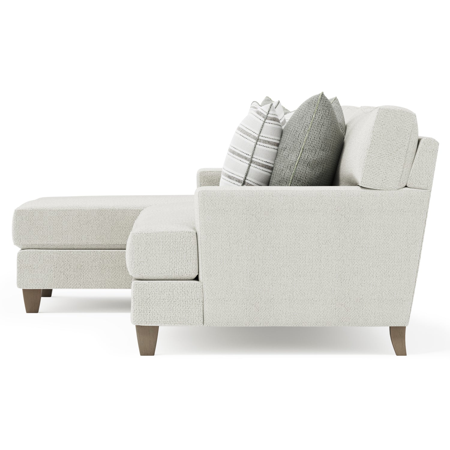 Bernhardt Living Mila 2-Piece Left Facing Fabric Sectional Sofa