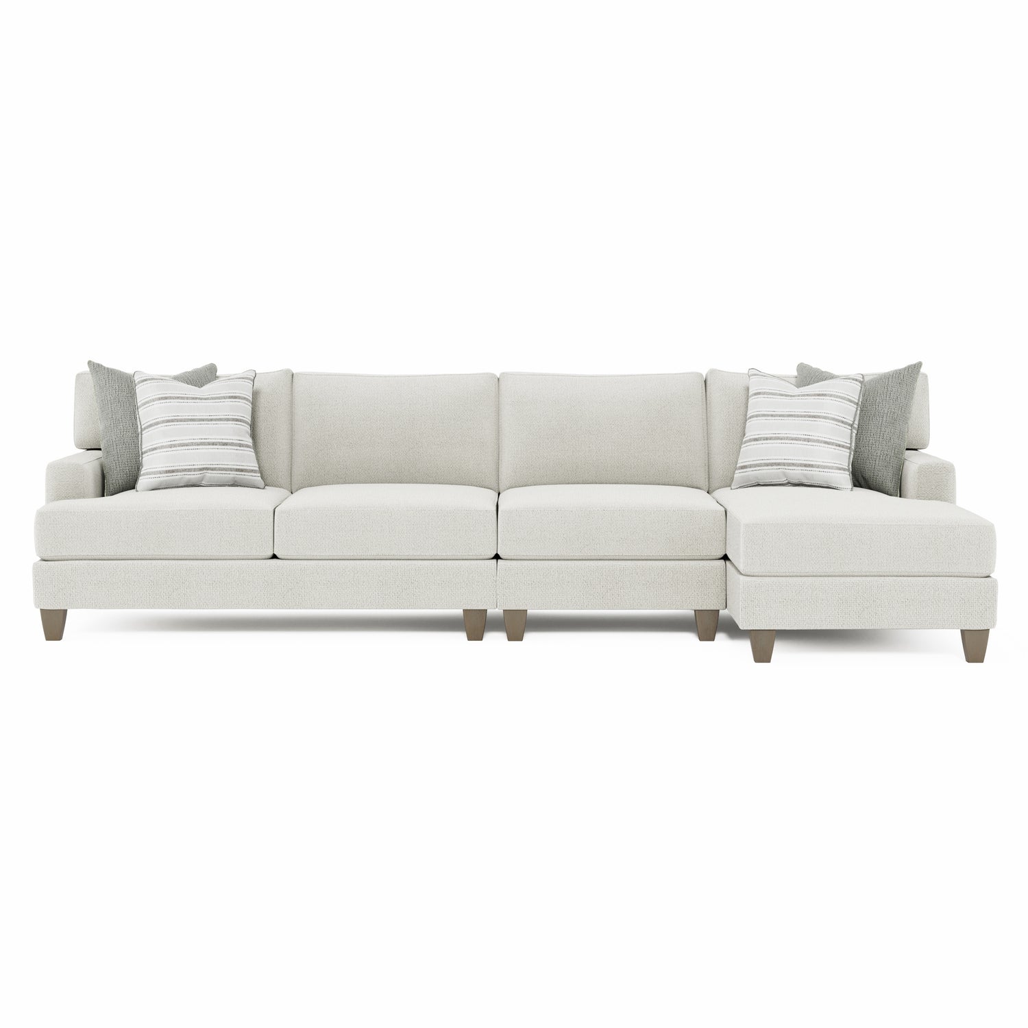 Bernhardt Living Mila 3-Piece Fabric Sectional Sofa