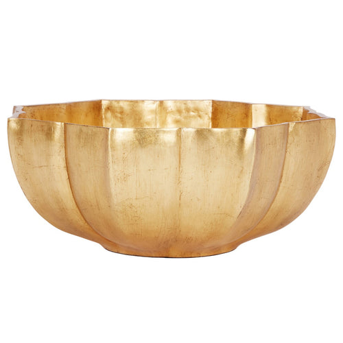 Old World Design Breanne Gold Leaf Bowl