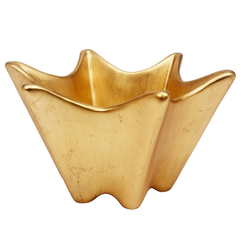 Old World Design Scalloped Decorative Bowl