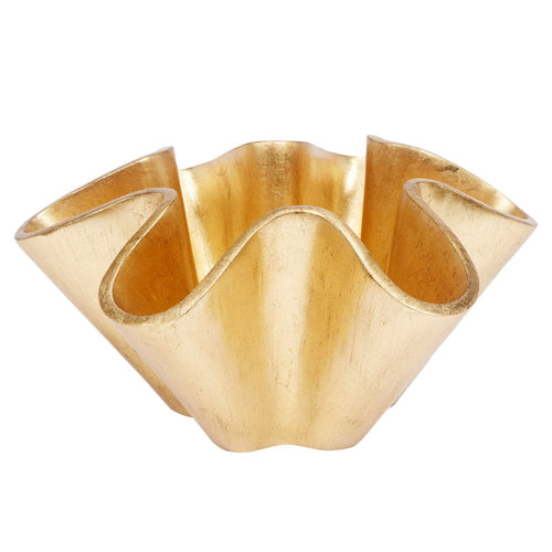 Old World Design Wave Decorative  Bowl
