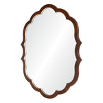 Bunny Williams For Mirror Home Burlwood Hand Carved Wall Mirror