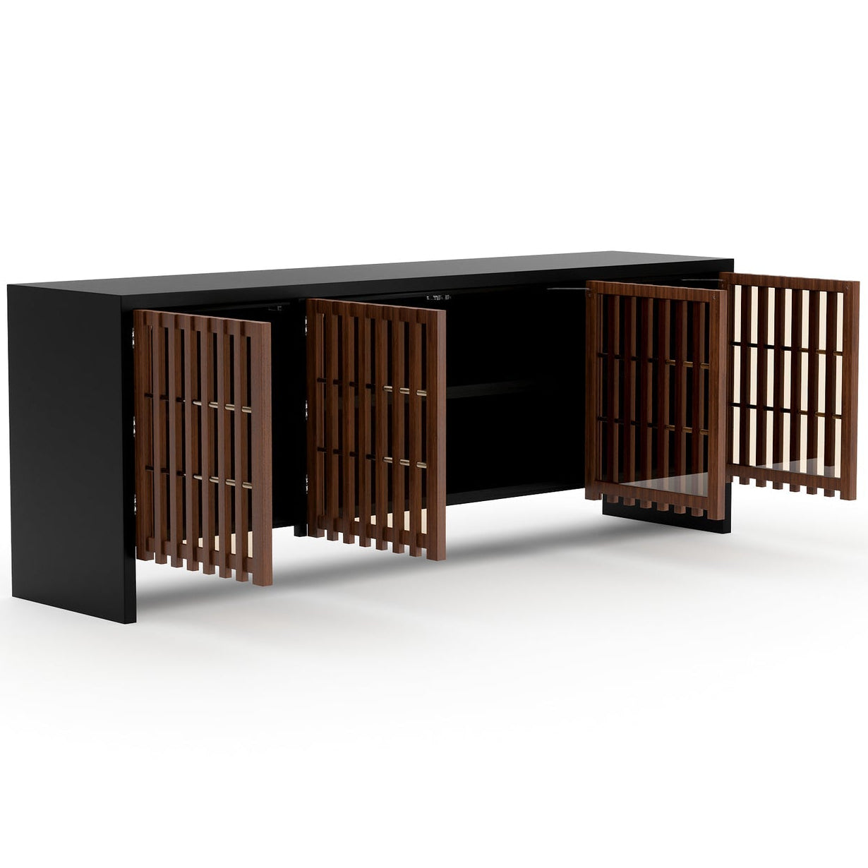 Caracole Pinstripe Dark Sideboard