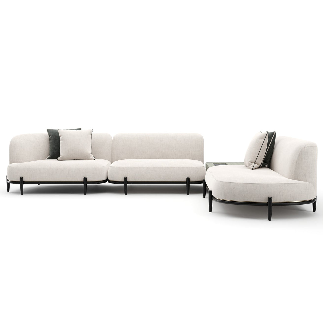 Caracole Madera Corner RAF L Sectional Sofa