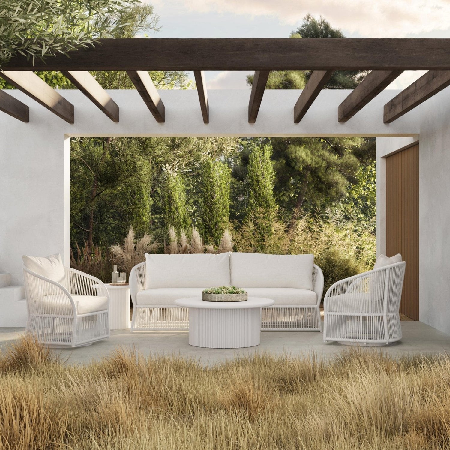 Azzurro Living Cape Town 3 Seat Outdoor Sofa Paynes Gray