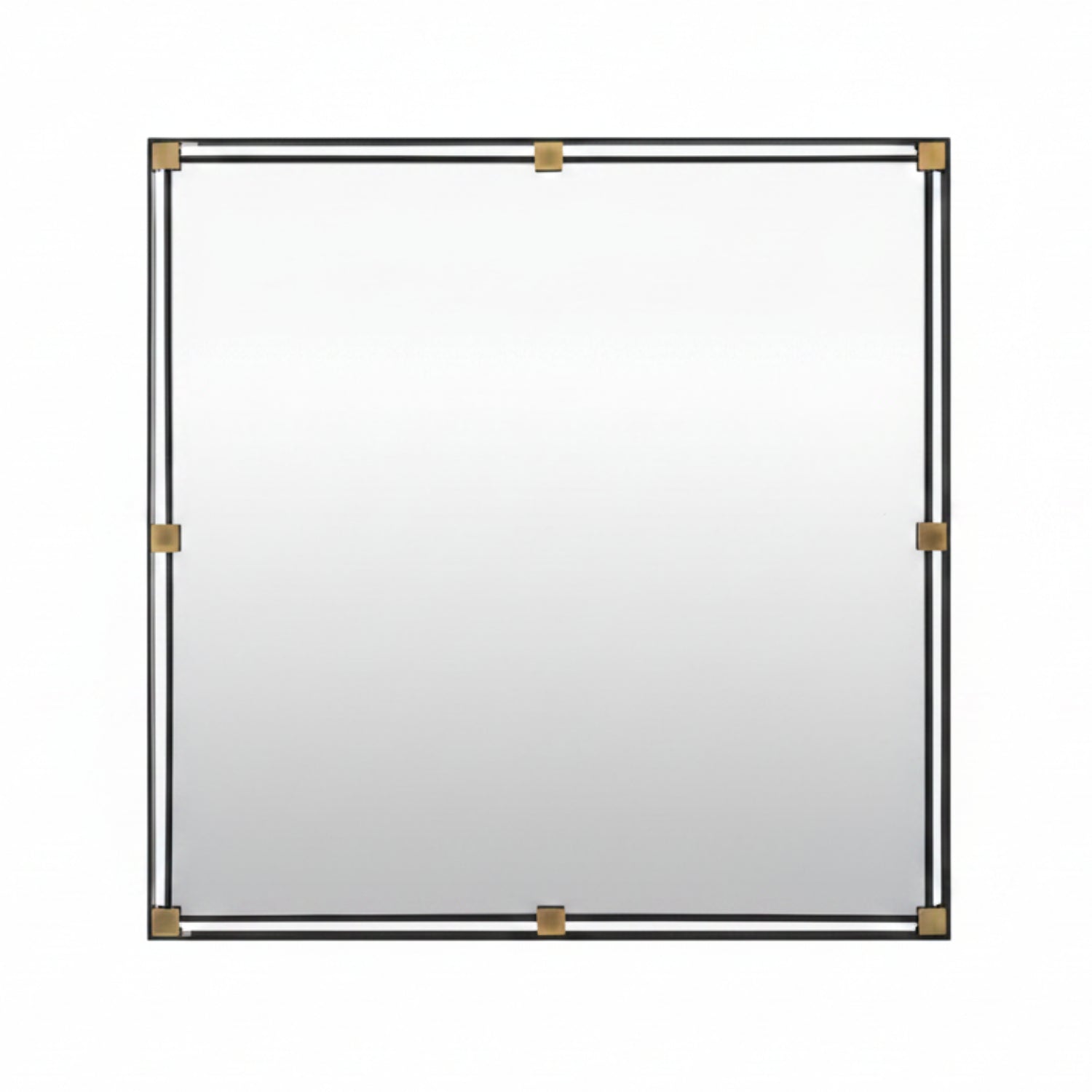 Casimir Black Iron Accent Mirror