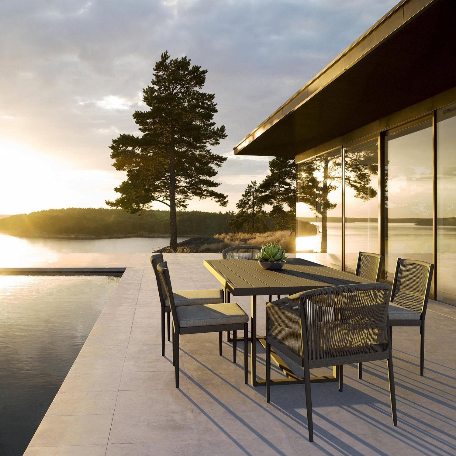 Azzurro Living Catalina Outdoor Dining Chair