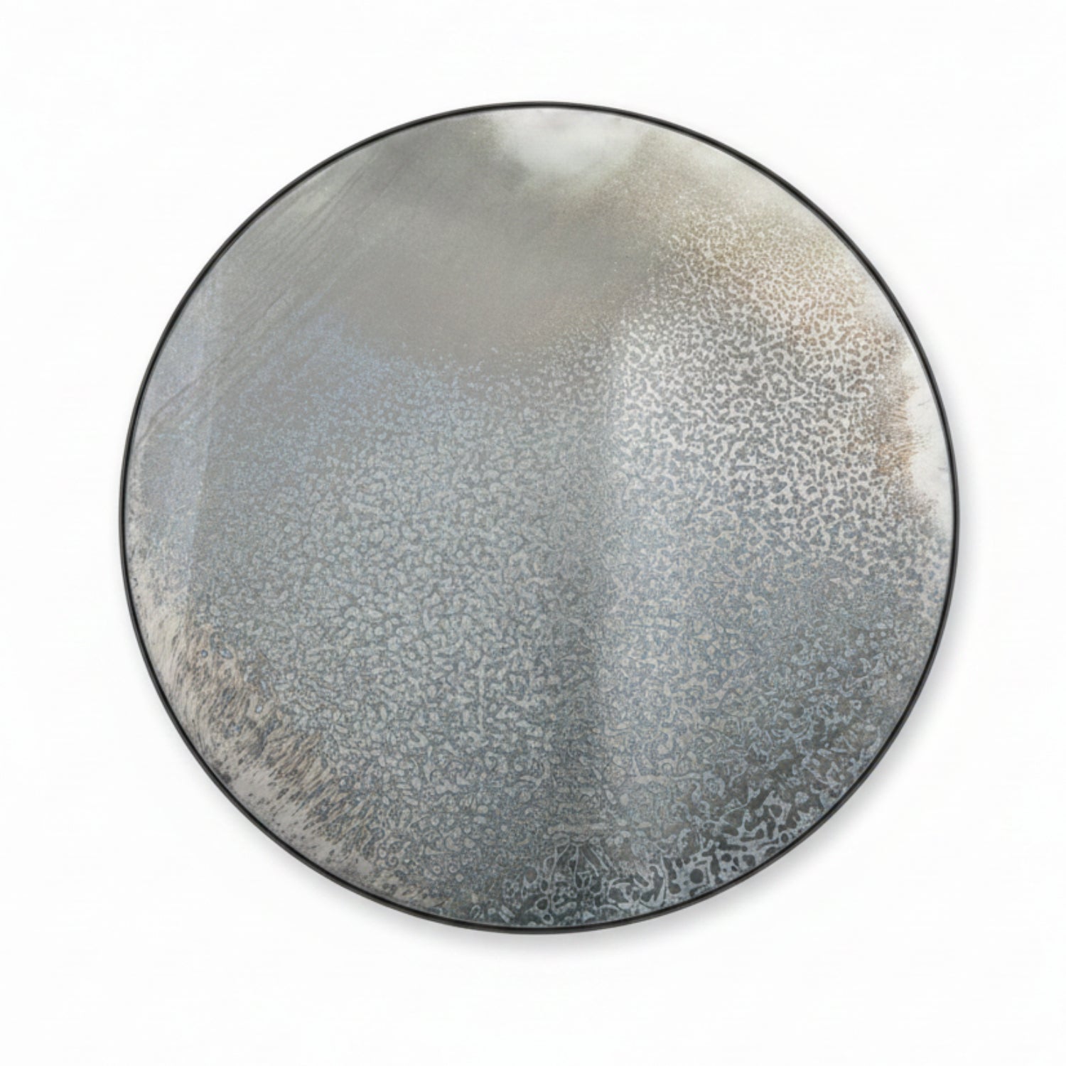 Ceres Black Accent Square Mirror