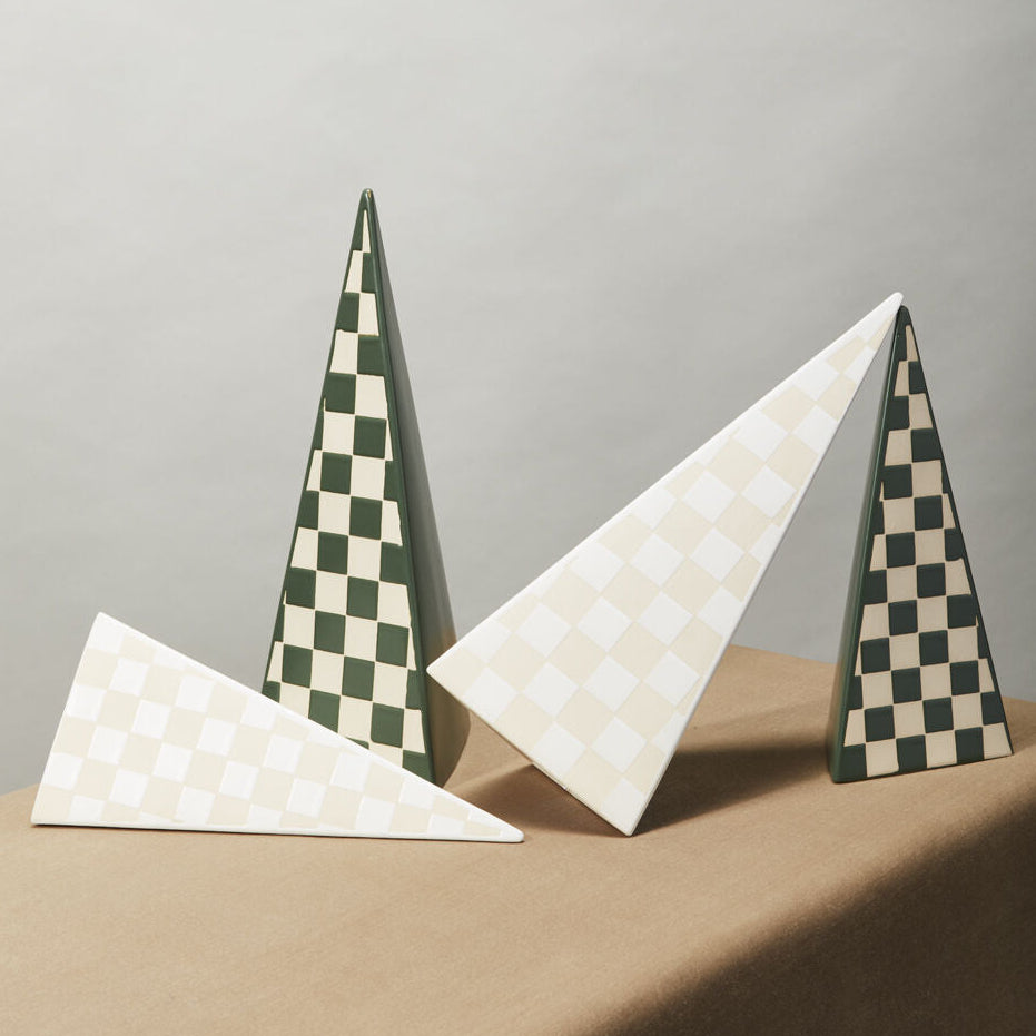 Checker Tree Figurine