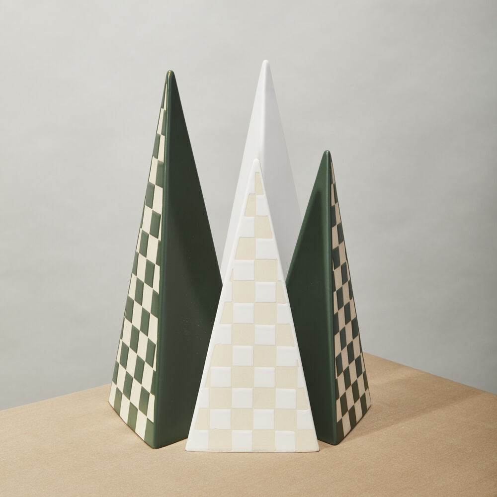Checker Tree Figurine