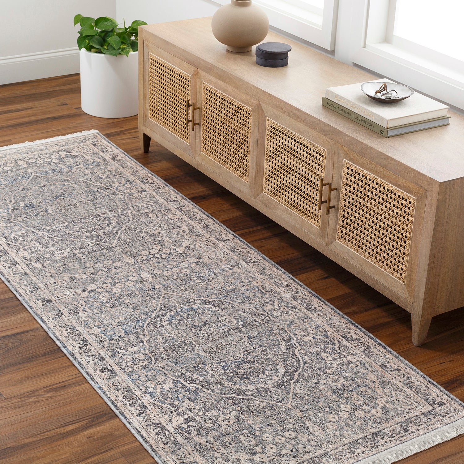 Surya Chicago Slate Machine Woven Rug
