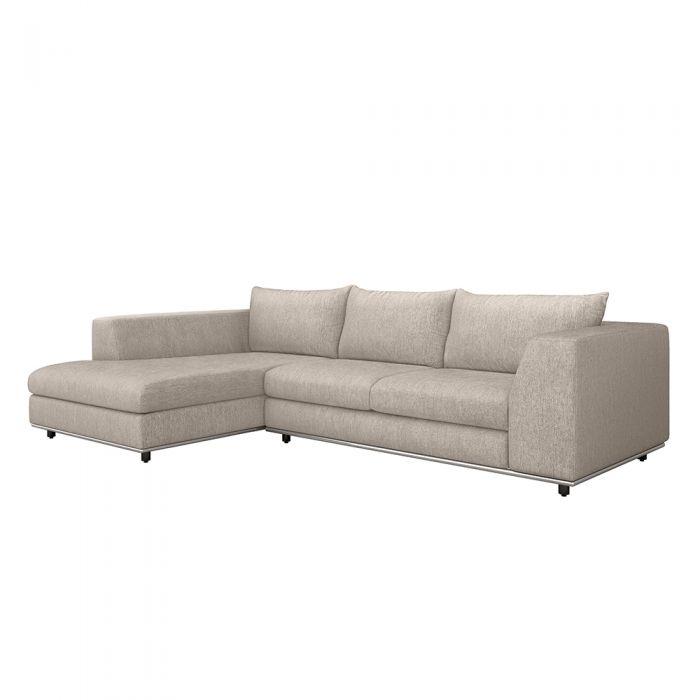 Interlude Home Comodo Left Chaise Sectional Sofa
