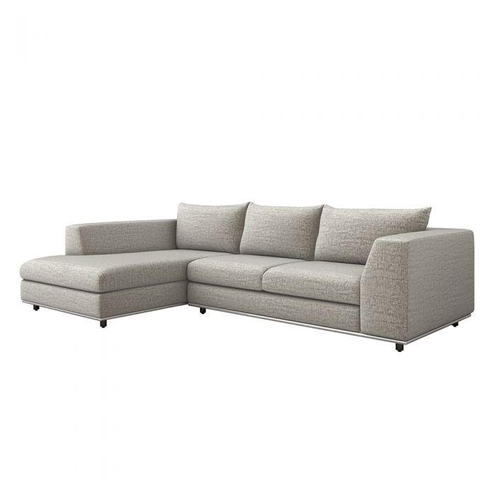 Interlude Home Comodo Left Chaise Sectional Sofa