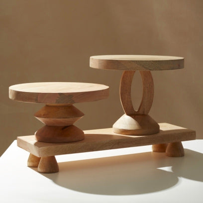 Corzo Wood Pedestal