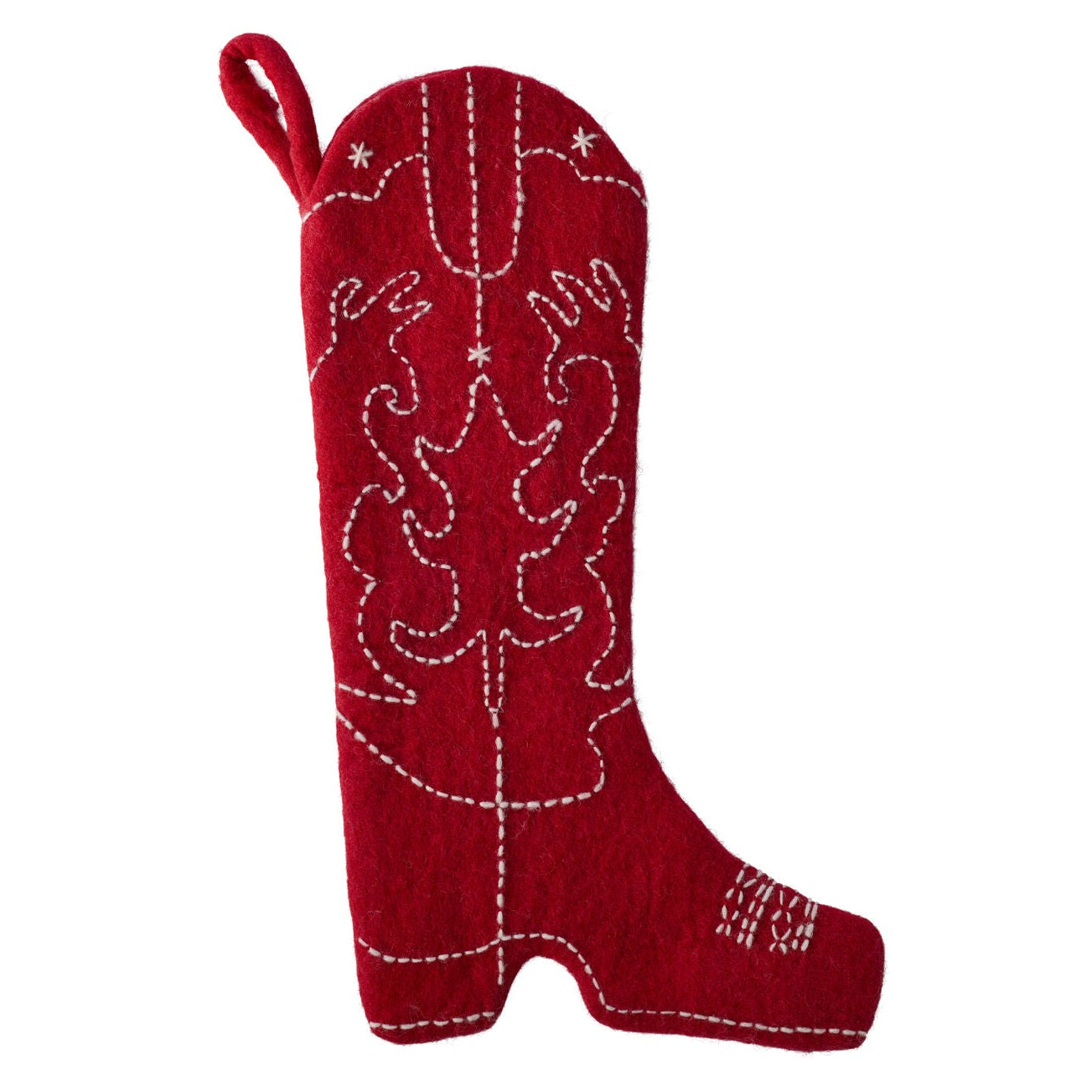 Cowboy Boot Christmas Stocking