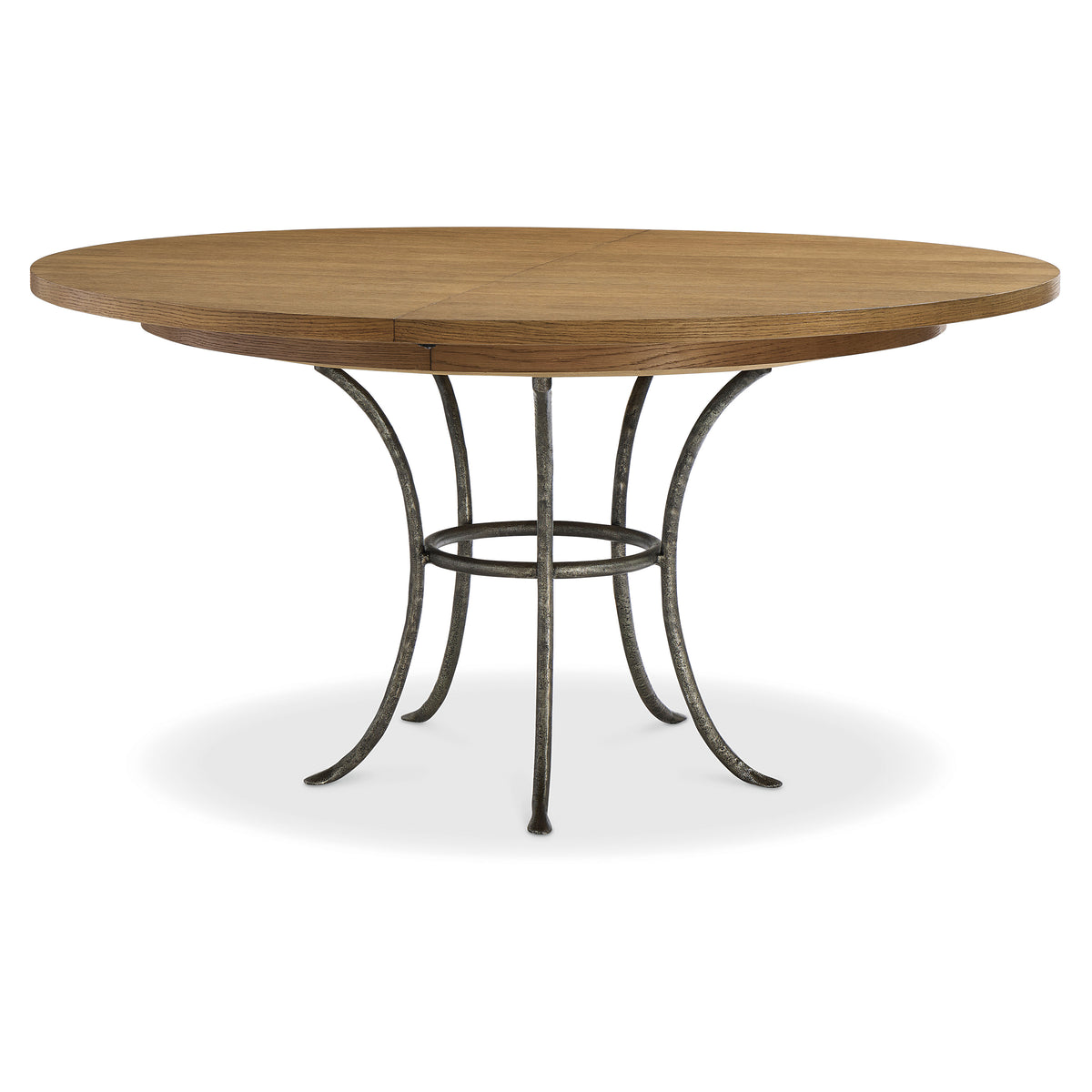 Bernhardt Dilworth Round Dining Table in Brown, primary product view
