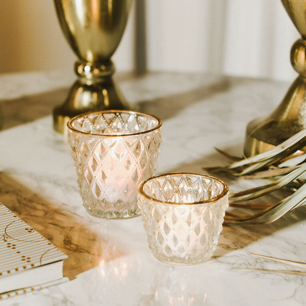 Cristal Votive Set of 6