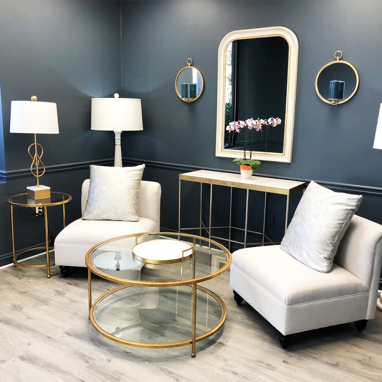 Three Leg Round Coffee Table