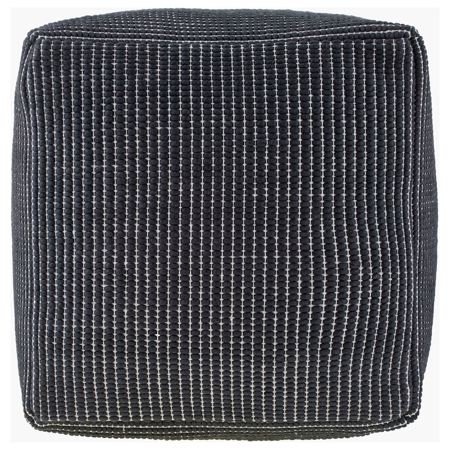 Chunky Grid Pouf